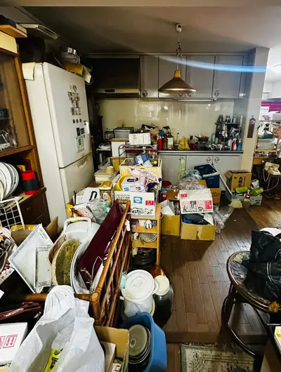 遺品整理前の様子